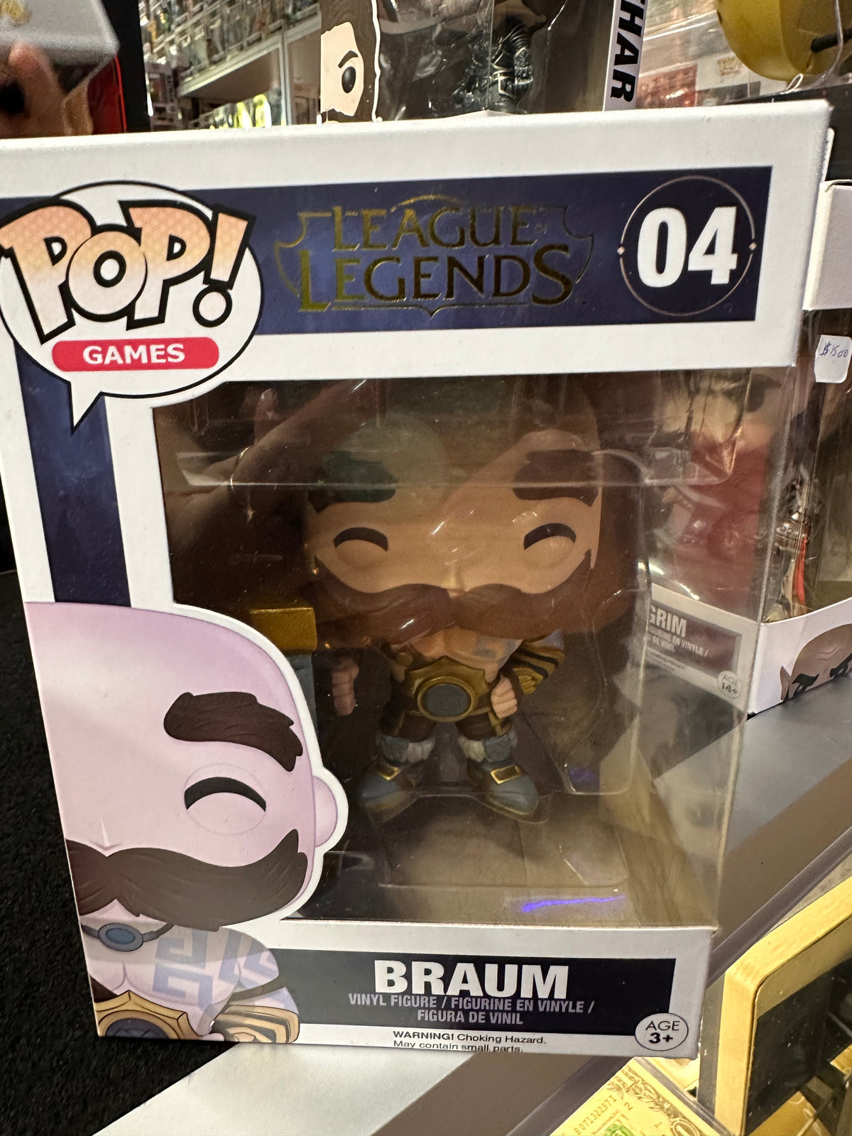 FUNKO POP LEAGUE LEGENDS BRAUM # 04
