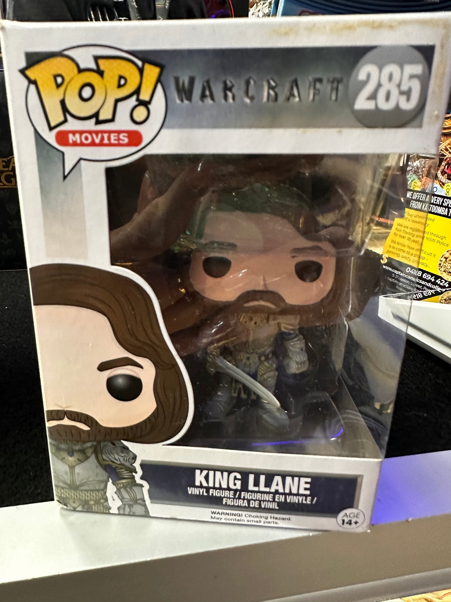 FUNKO POP WARCRAFT KING LLANE #285