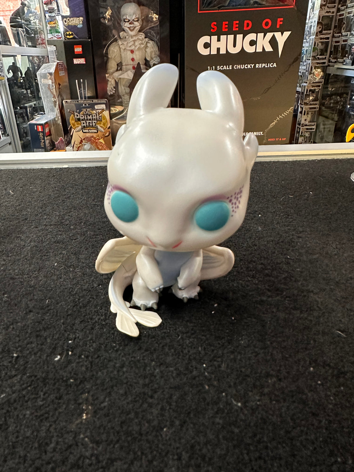 FUNKO POP HOW TO TRAIN YOR DRAGON LIGHT FURY #687 (NO BOX)