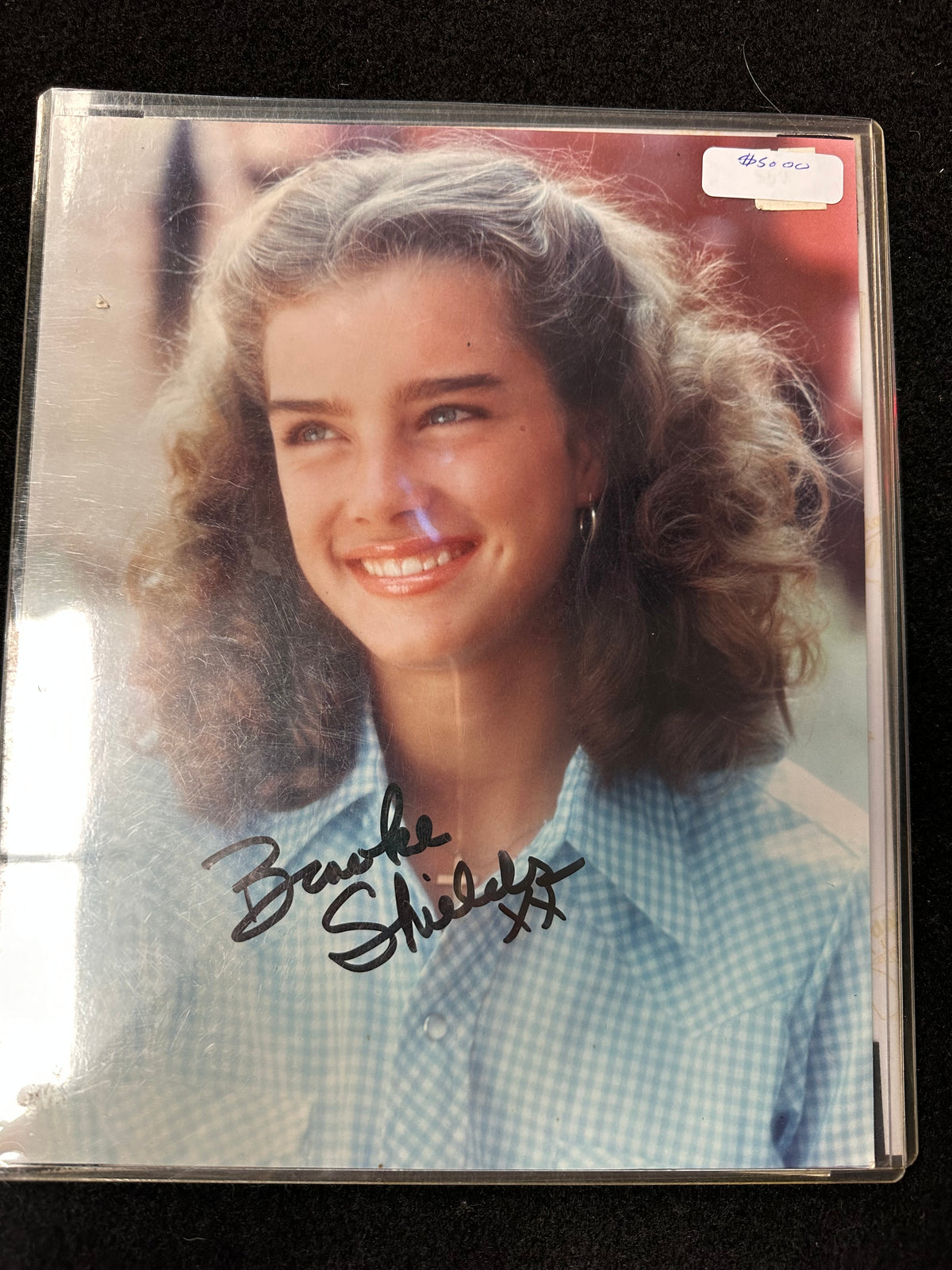BROOKE SHIELDS AUTOGRAPH WITH C.O.A