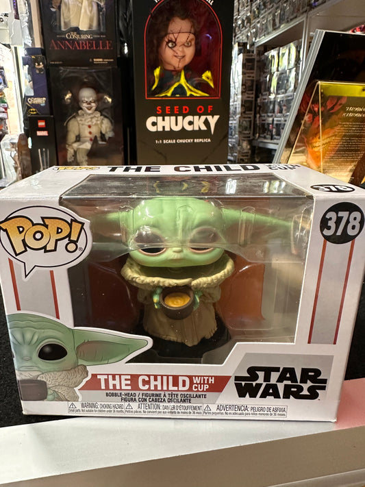 FUNKO POP STAR WARS THE CHILD WITH CUP #378