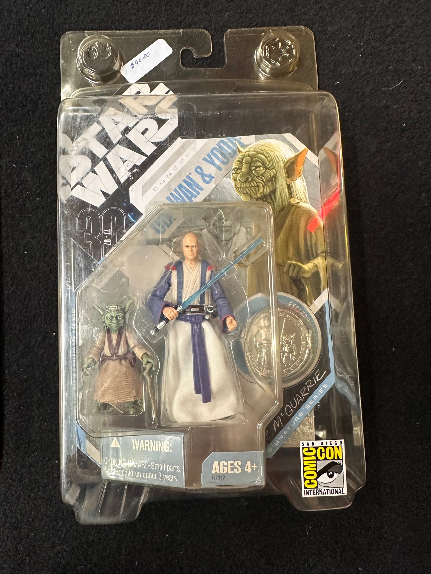 STAR WARS OBI-WAN & YODA COMIC FIGURE COMIC CON