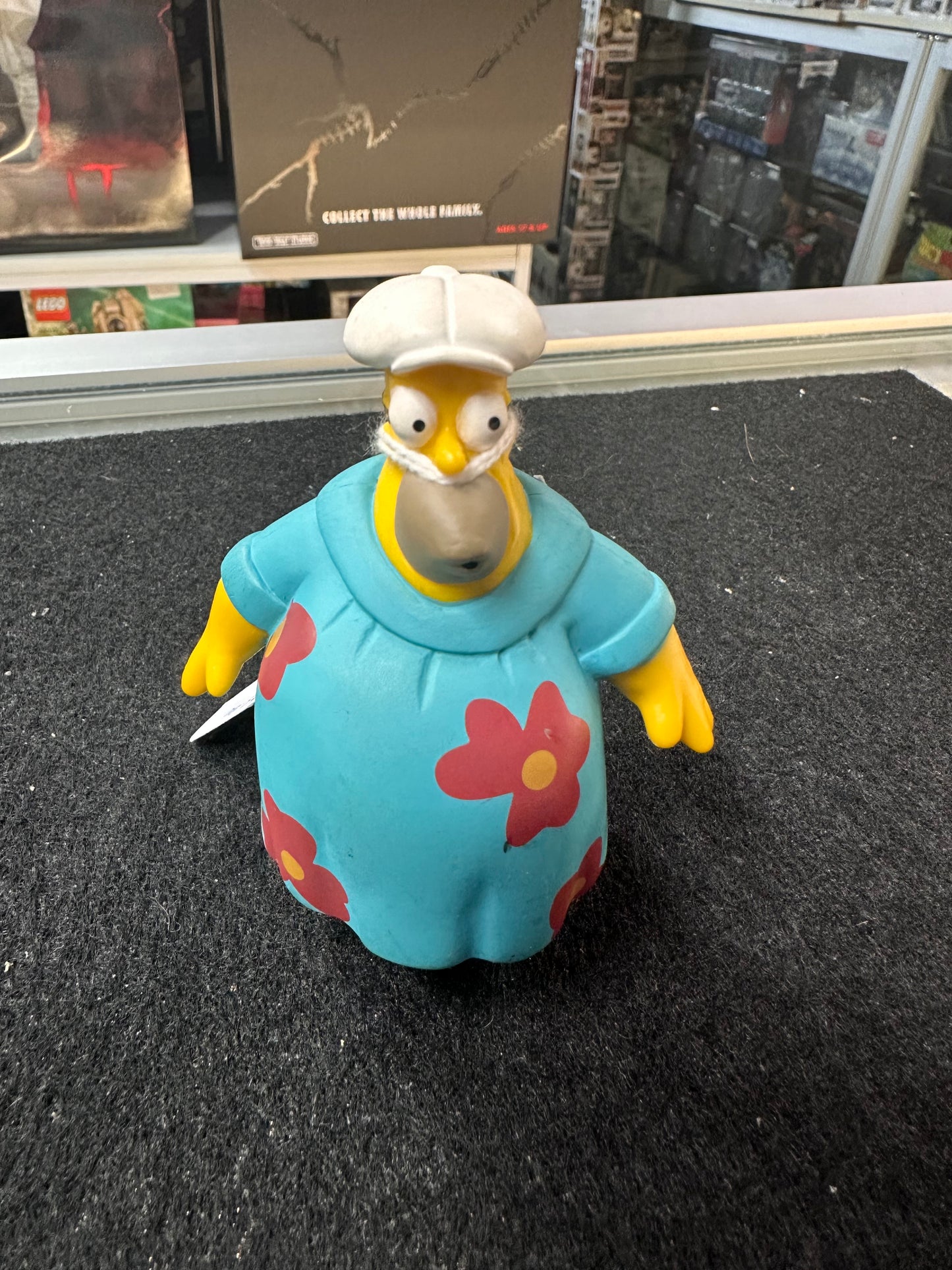 THE SIMPSONS HOMER IN MUU MUU DRESS FIGURE