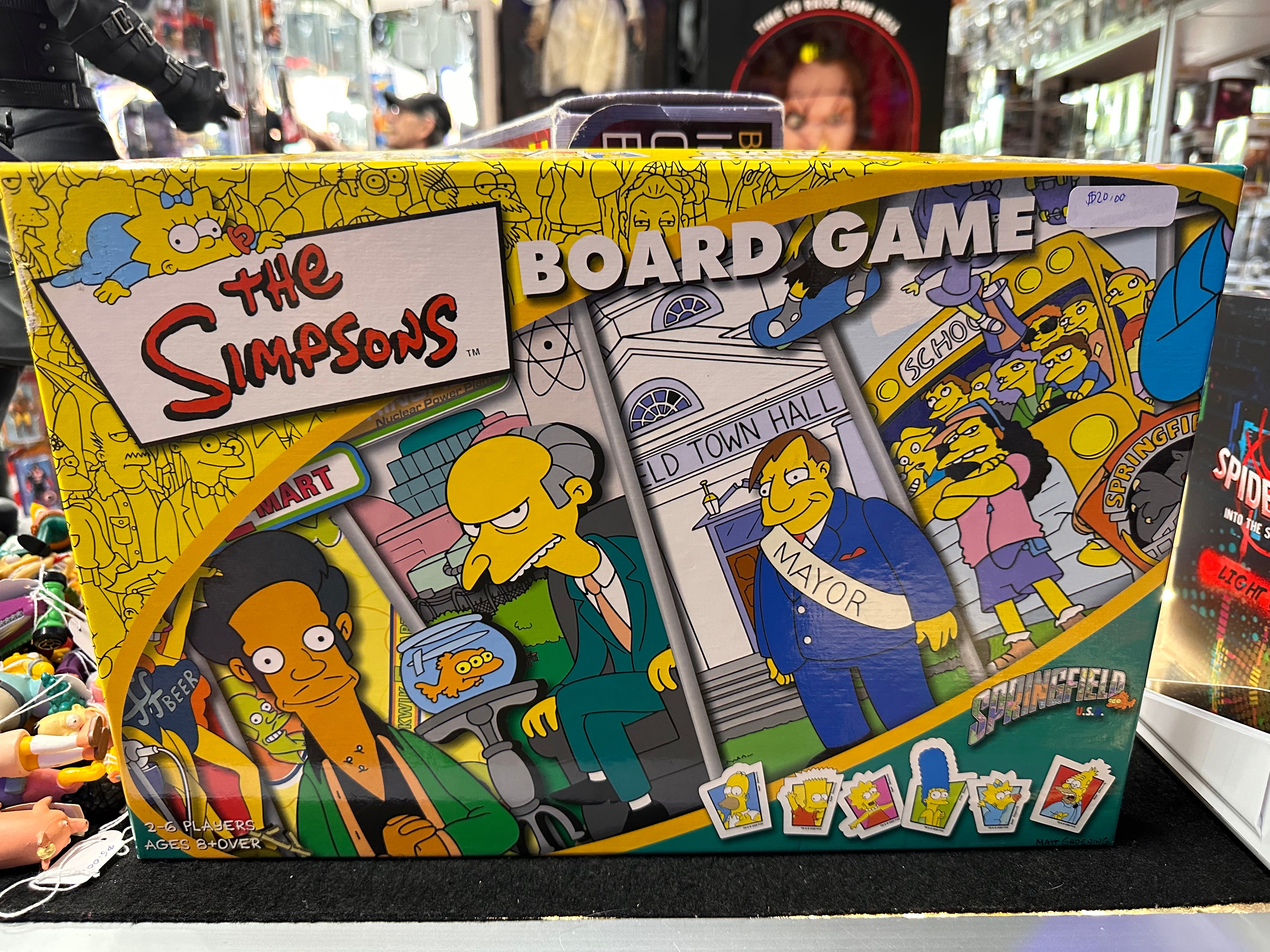 Simpsons Handboard THE SIMPSONS BOARD GAME – Captain Comics and Collectables Pty Ltd