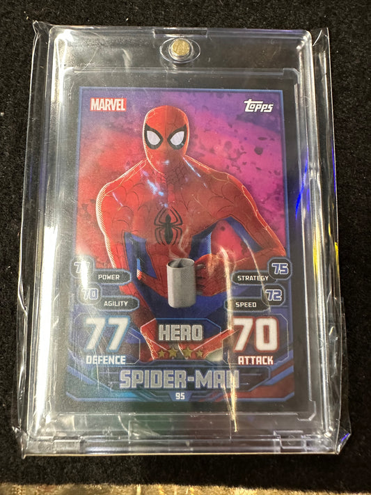 MARVEL TOPPS HERO SPIDER-MAN HOLO TRADING CARD