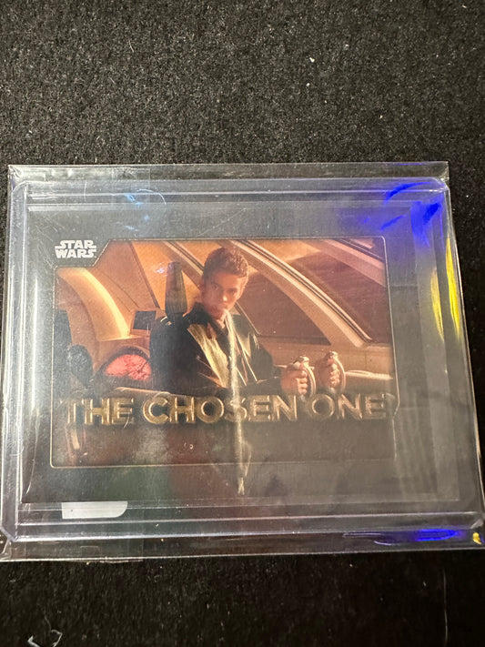 STAR WARS THE CHOSEN ONE TRADING CARD