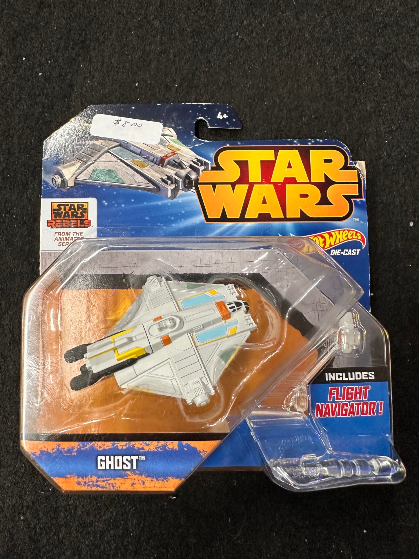 STAR WARS HOT WHEELS GHOST INCLUDES FLIGHT NAVIGATOR!