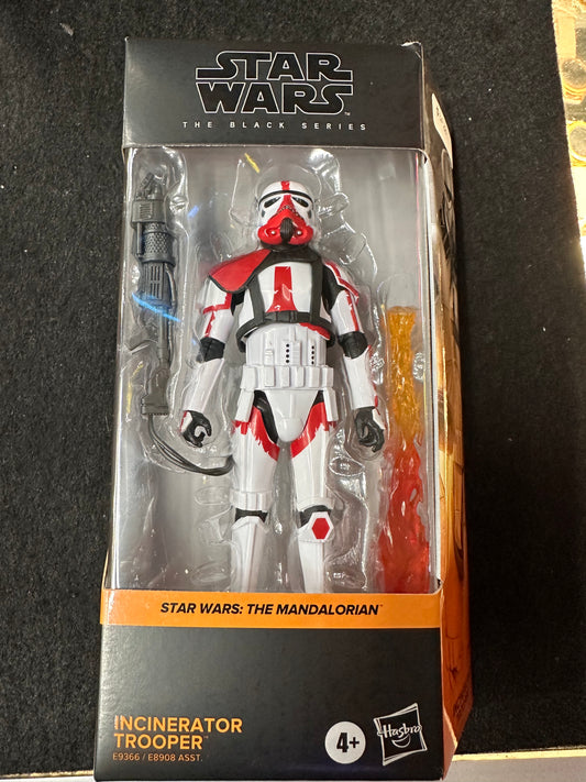 STAR WARS THE BLACK SERIES INCINERATOR TROOPER FIGURE