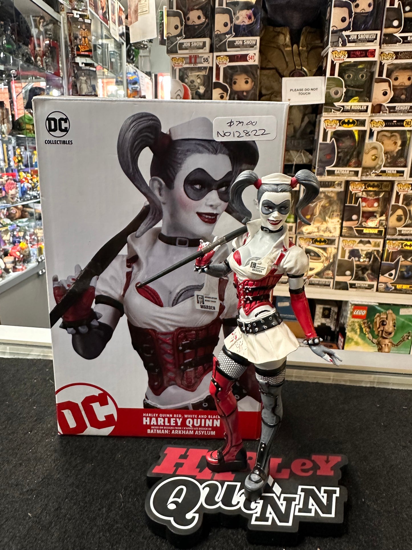 DC HARLEY QUINN ARKHAM ASYLUM STATUE  0751 OF 5200