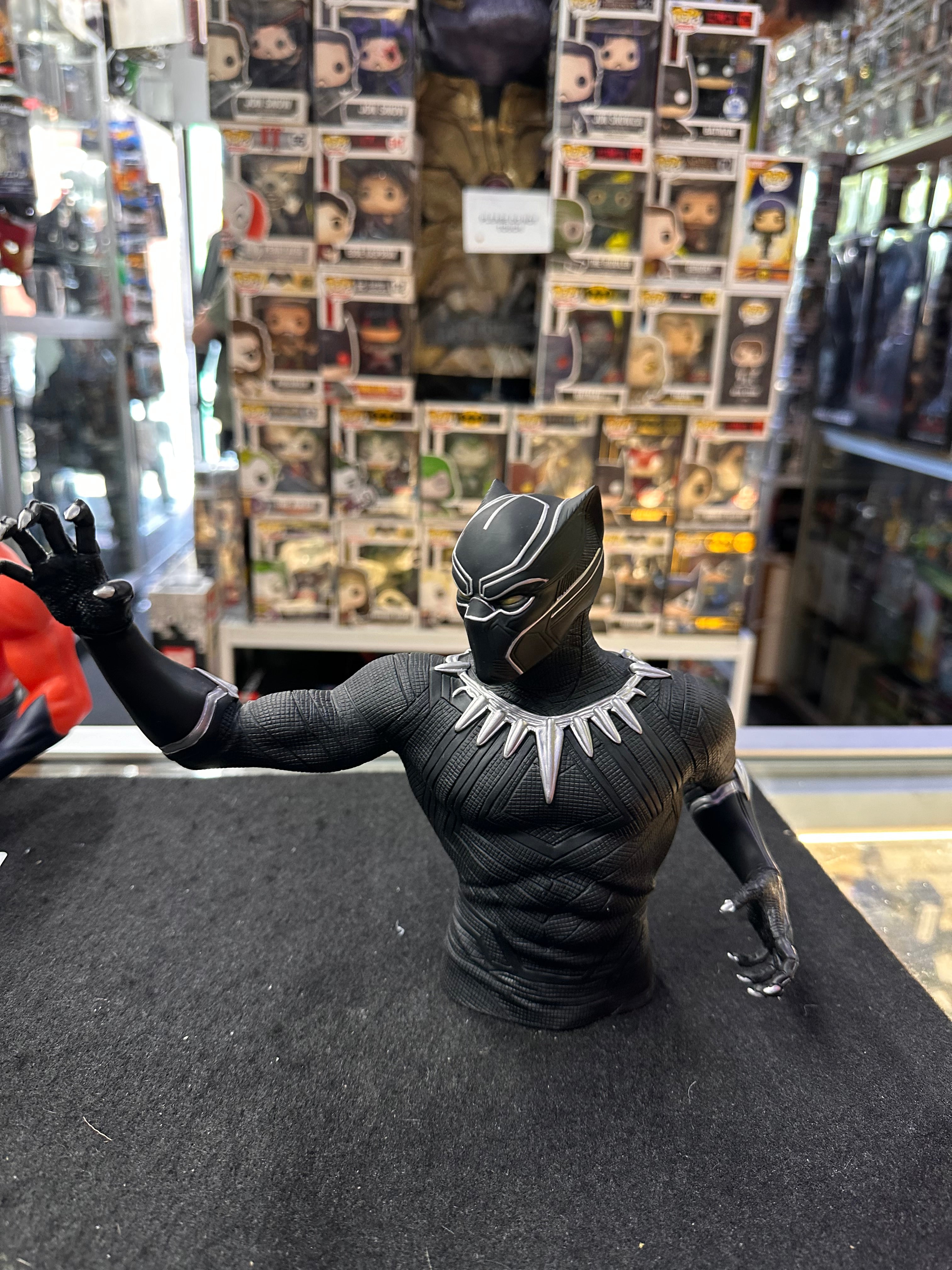 MCFARLANE TOYS - BLACK PANTHER BUST BANK DELUXE , BLACK PANTHER DELUXE BUST BANK MCFARLANE TOYS - BLACK PANTHER BUST BANK DELUXE , BLACK PANTHER DELUXE BUST BANK