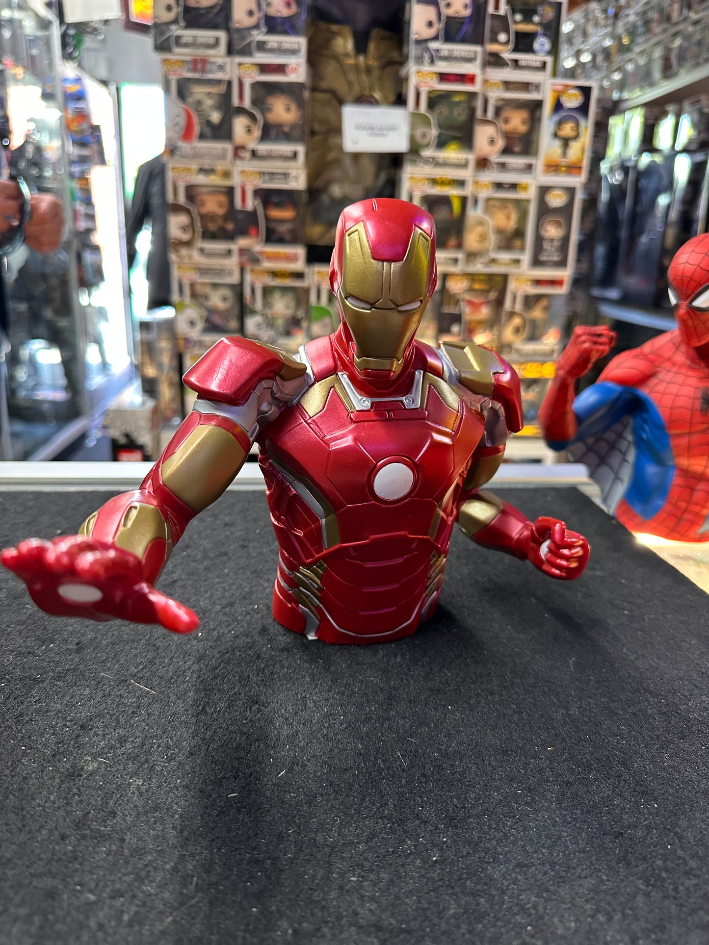 MARVEL IRON-MAN BUST BANK