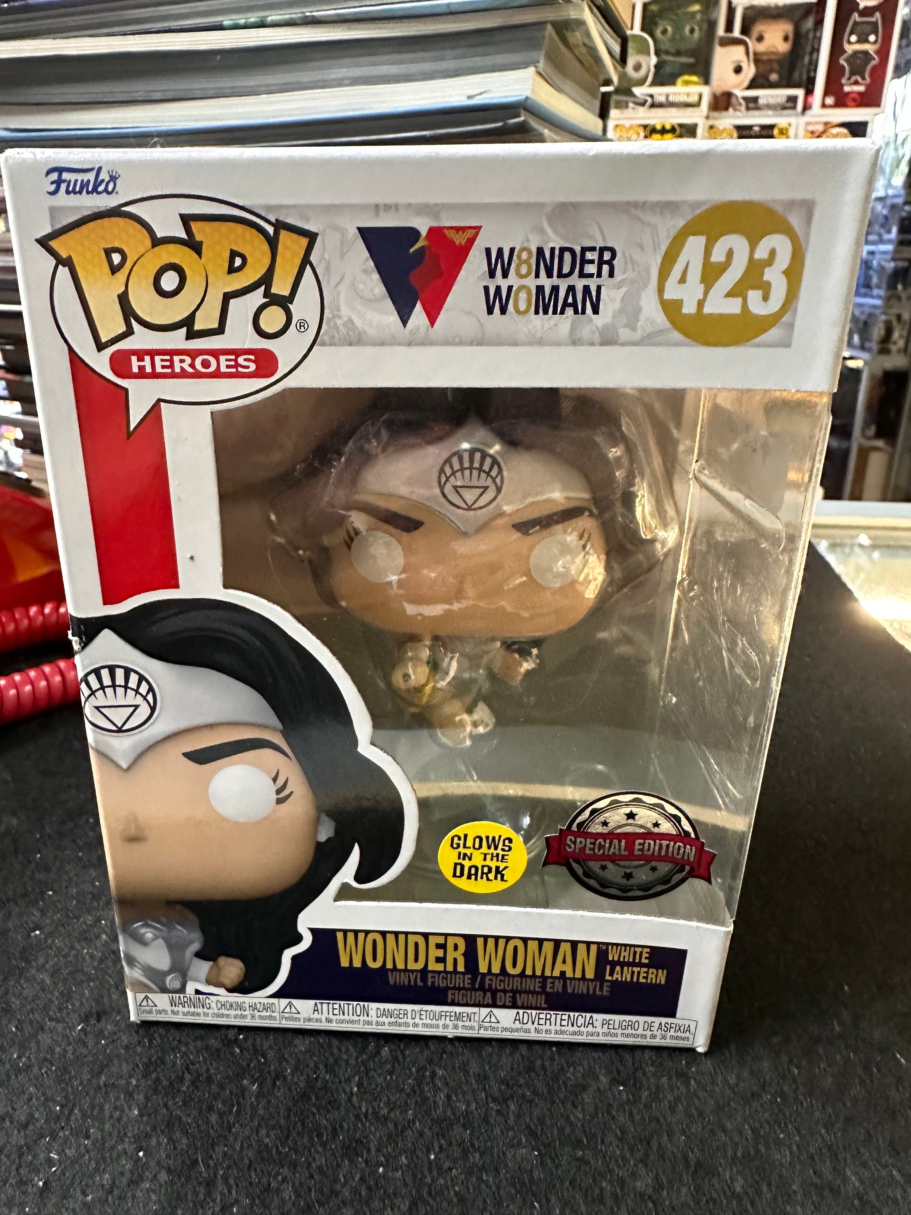 Funko Pop! Wonder Woman Als White Lantern – Limited Edition Vinylfigur
