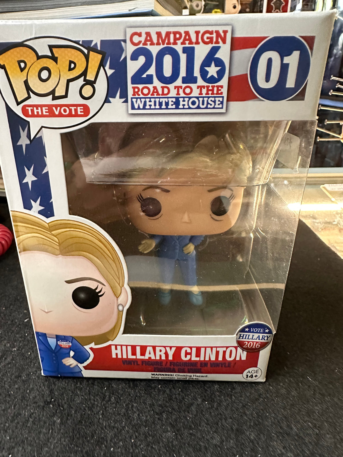 FUNKO POP CAMPAIGN 2016 ROAD TO THE WHITE HOUSE HILLARY CLINTON #01