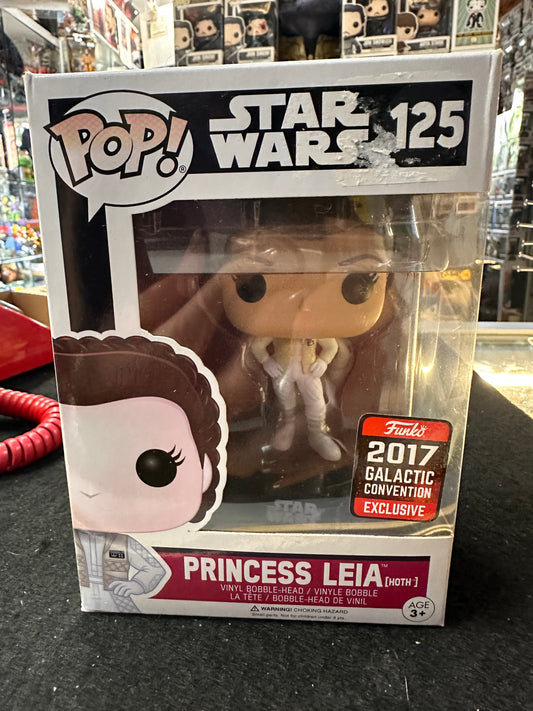 FUNKO POP STAR WARS PRINCESS LEIA (HOTH) 2017 EXCLUSIVE # 125