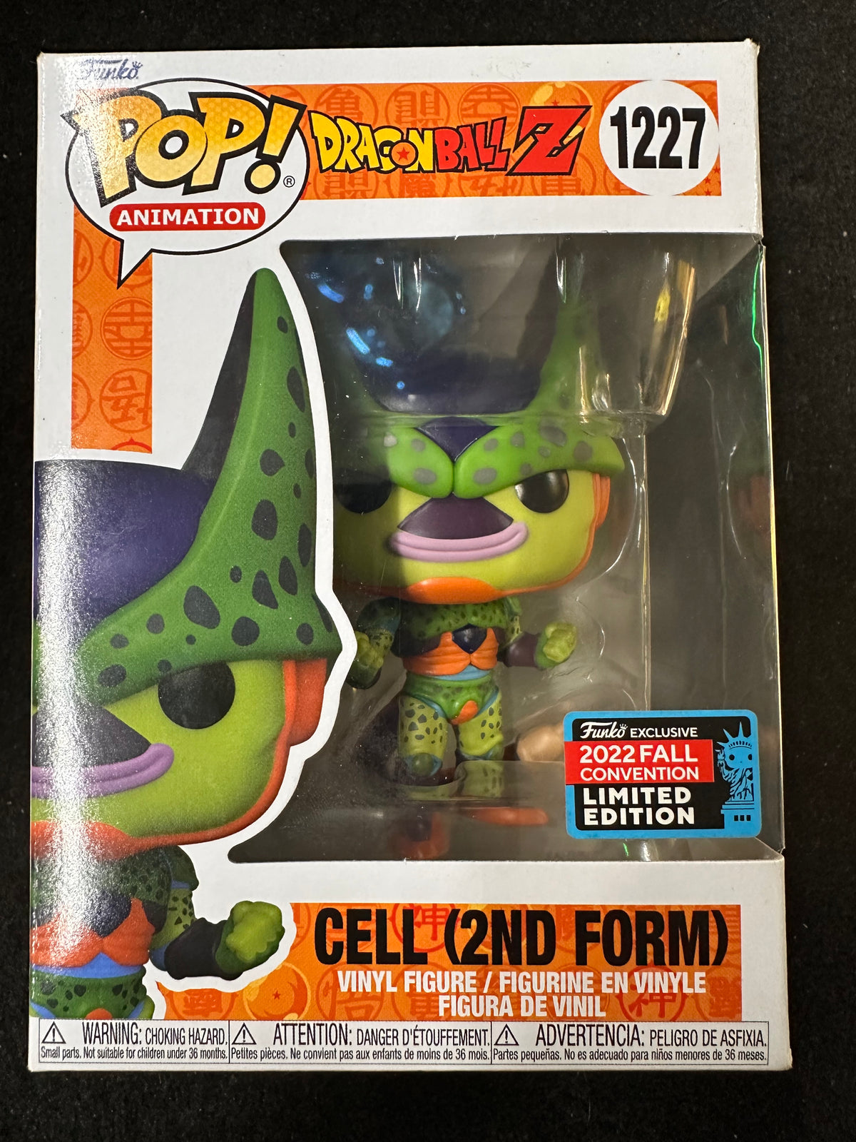 FUNKO POP DRAGON BALL Z CELL (2ND FORM) LIMITED EDITION #1227
