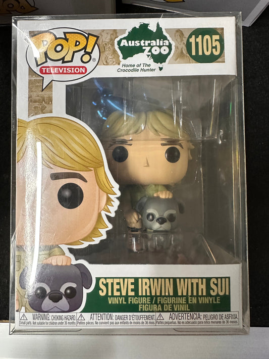 FUNKO POP AUSTRALIAN ZOO STEVE IRWIN WITH SUI #1105