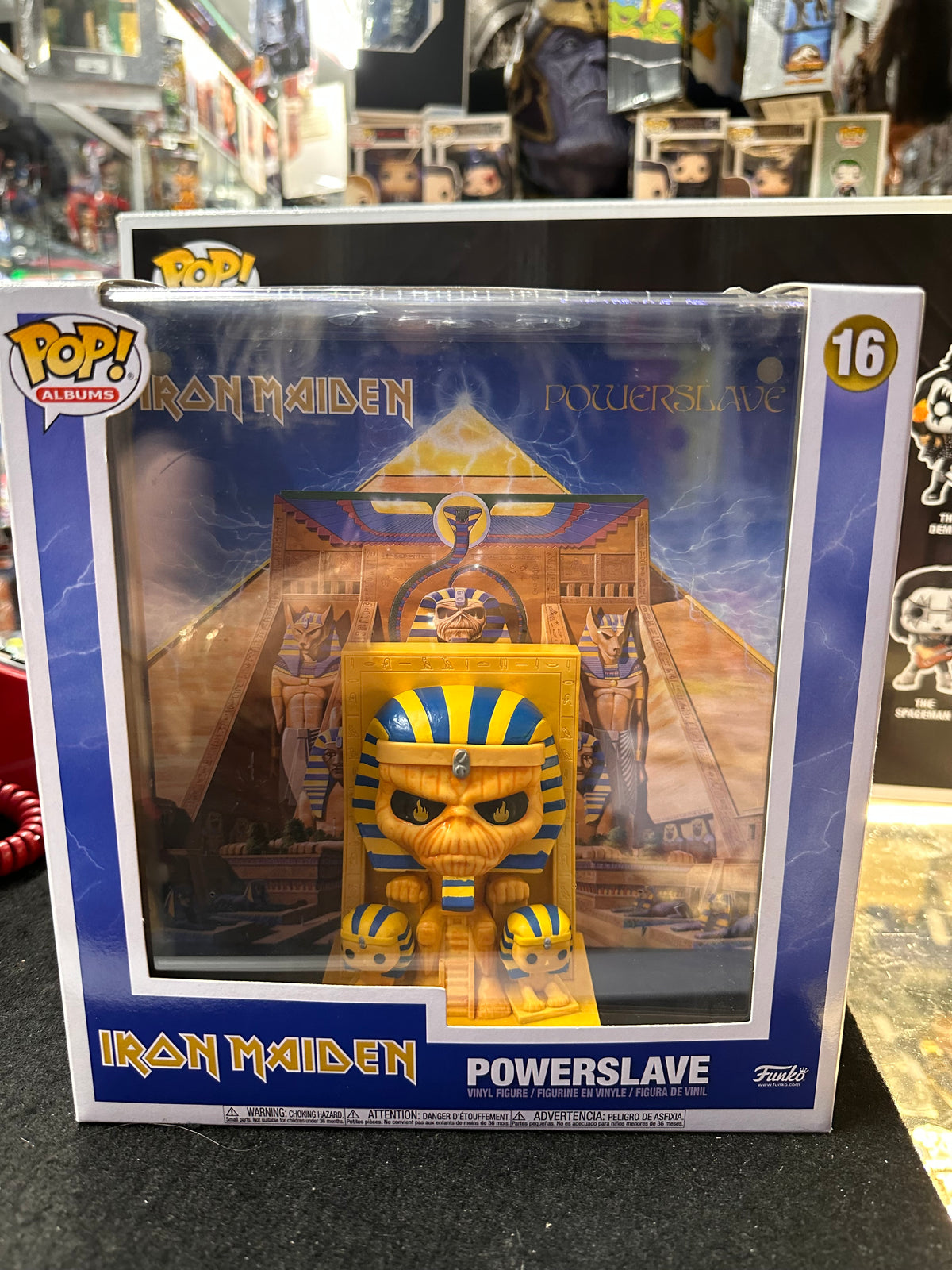 FUNKO POP ALBUMS IRON MAIDEN POWERSLAVE #16