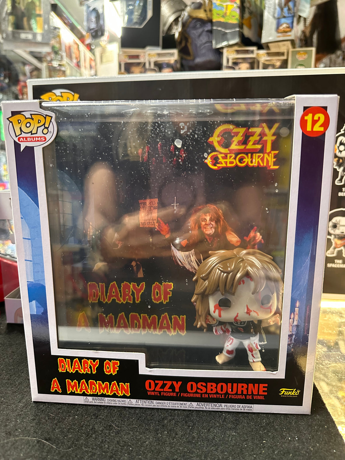 FUNKO POP ALBUMS OZZY OSBOURNE DIARY OF A MAD MAN #12