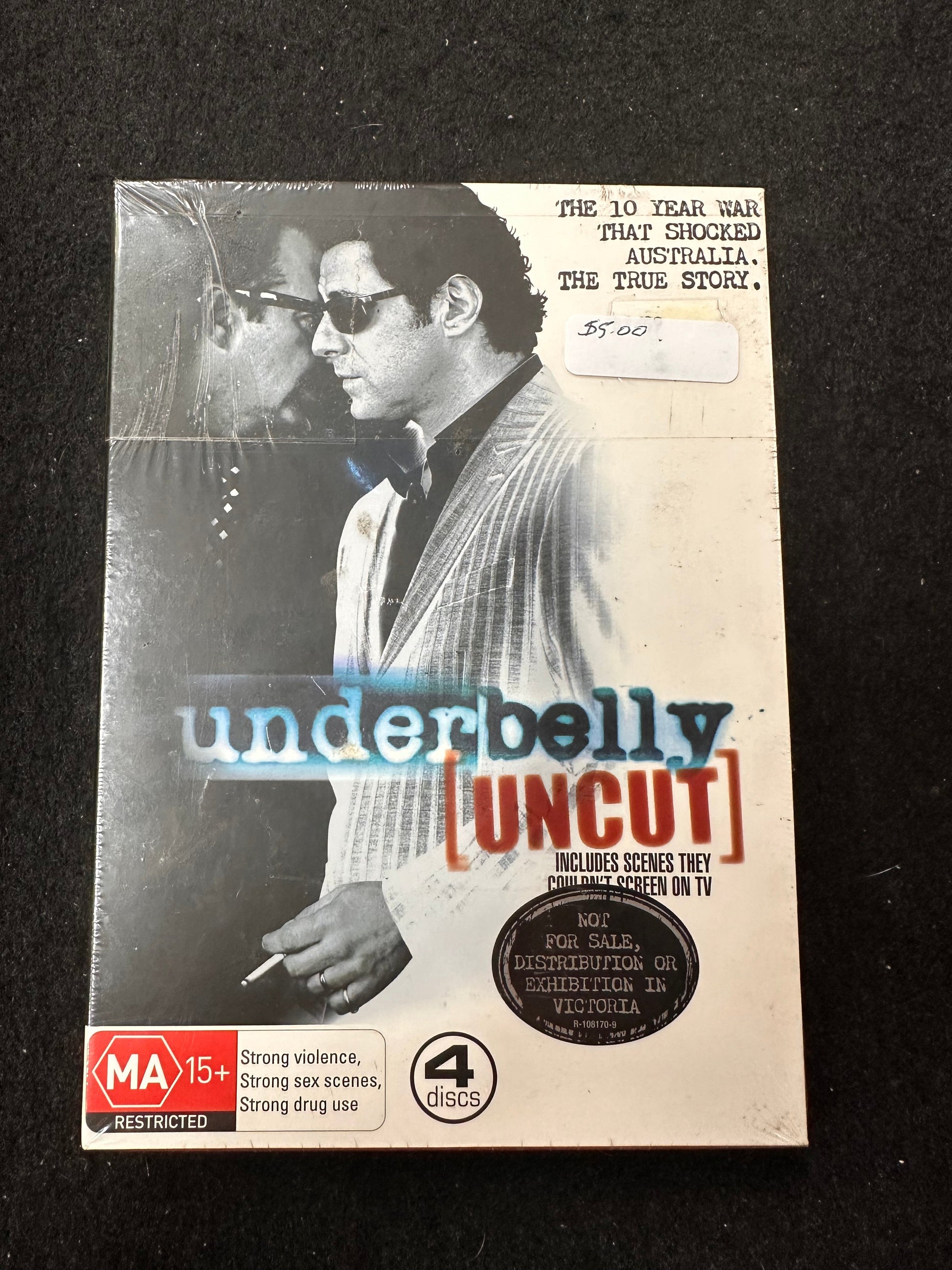 UNDERBELLY UNCUT DVD BOXSET Captain Comics and Collectables Pty Ltd