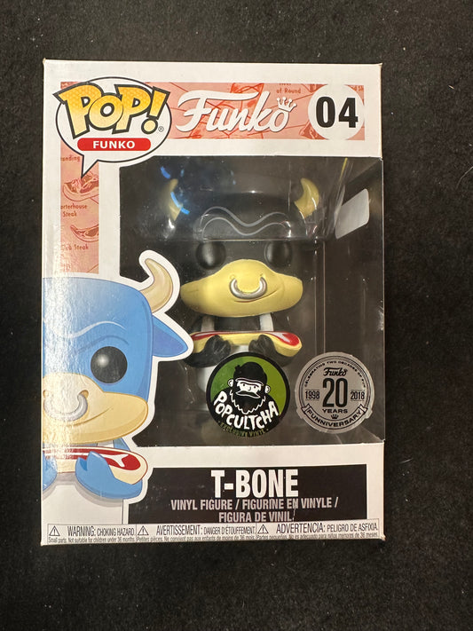 FUNKO POP T-BONE # 04 FUNKO 20 YEARS POPCULTCHA EXCLUSIVE