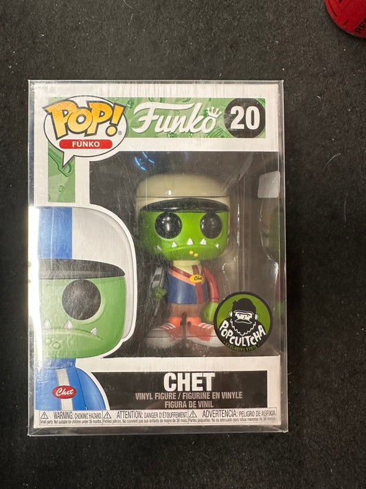 FUNKO POP CHET # 20 POPCULTCHA EXCLUSIVE