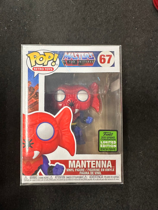 FUNKO POP MASTERS OF THE UNIVERSE MANTENNA LIMITED EDITION  #67