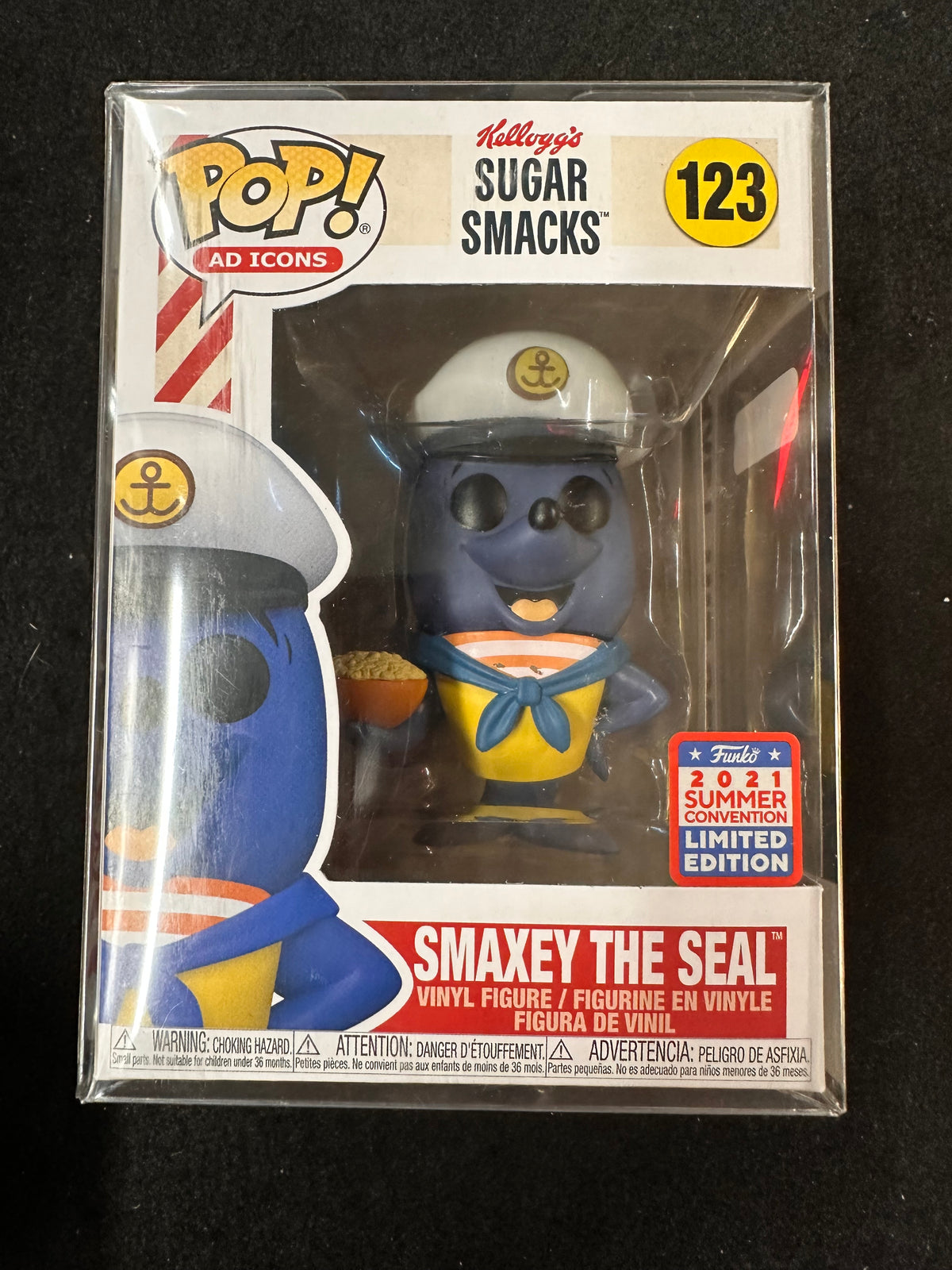FUNKO POP KELLOGG'S SUGAR SMAKS SMAXEY THE SEAL LIMITED EDITION #123