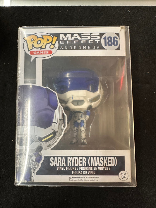 FUNKO POP MASS EFFECT ANDROMEDA SARA RYDER ( UNMASKED) #186
