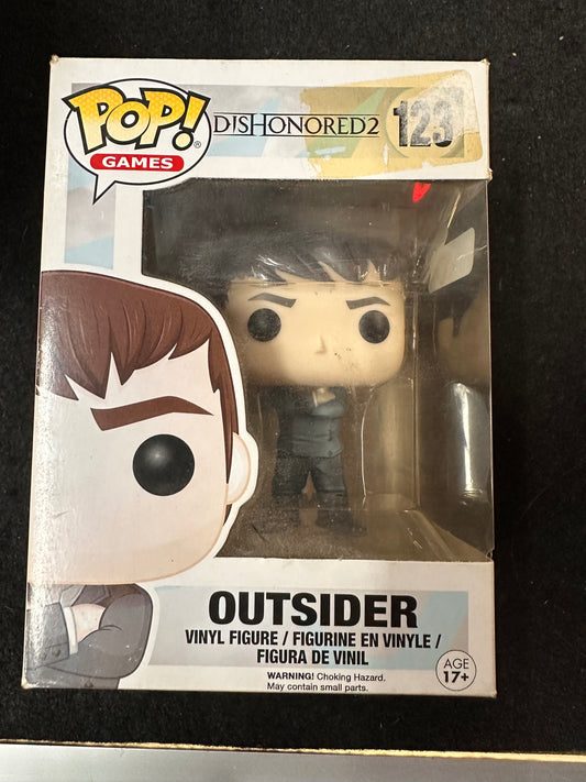 FUNKO POP DISHONORED 2 OUTSIDER #123
