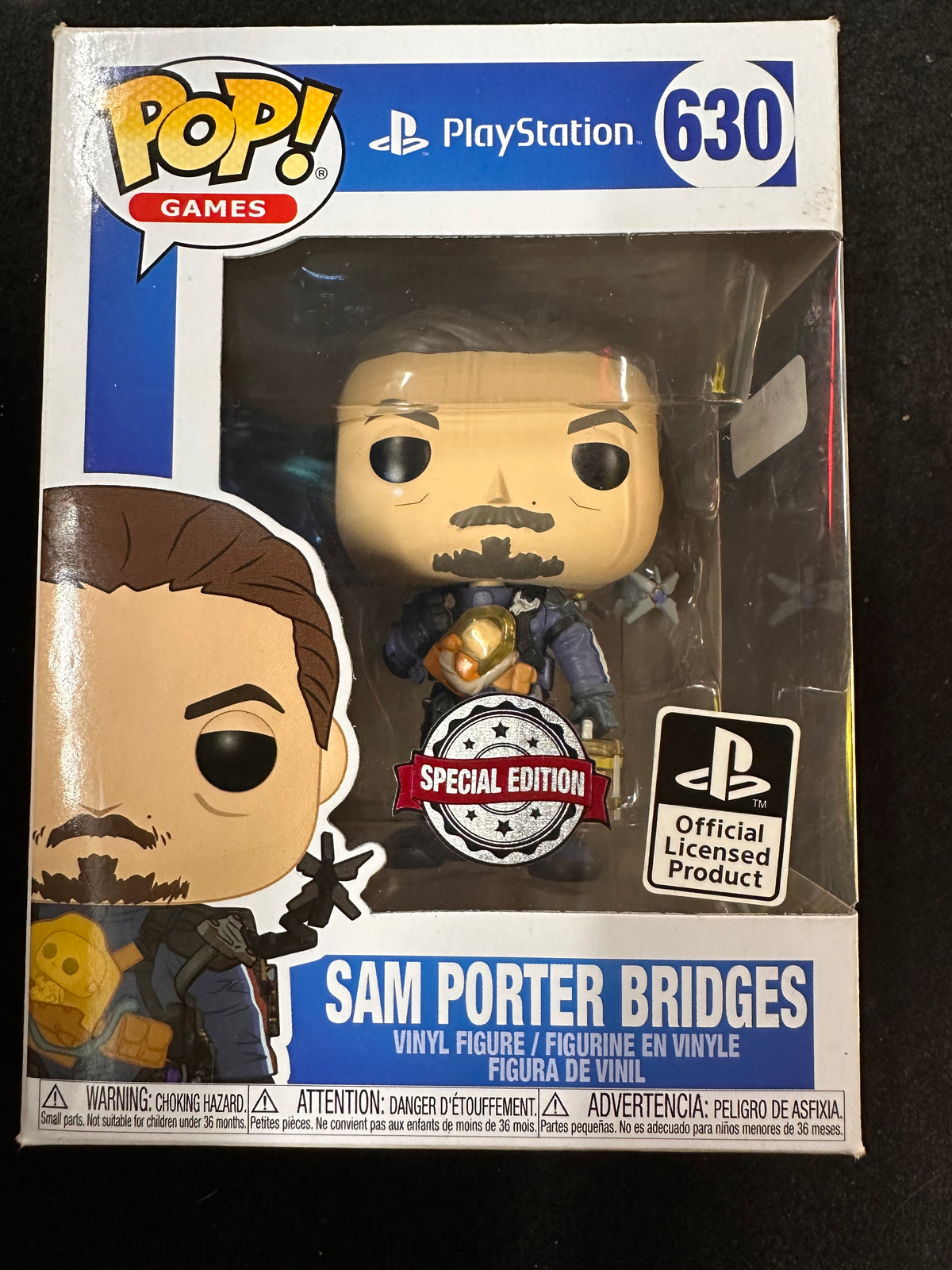 FUNKO POP PLAYSTATION SAM PORTER BRIDGES #630 SPECIAL EDITION