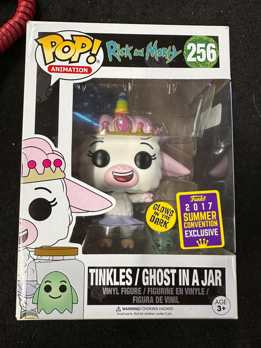 FUNKO POP RICK AND MORTY TINKLES/GHOST IN JAR 2017 SUMMER EXCLUSIVE #256