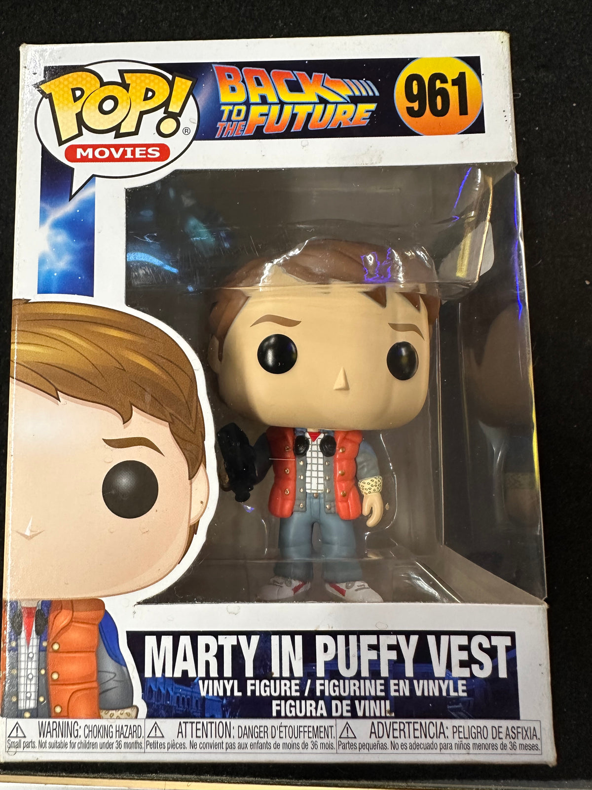 FUNKO POP BACK TO THE FUTURE MARTY IN PUFFY VEST #961