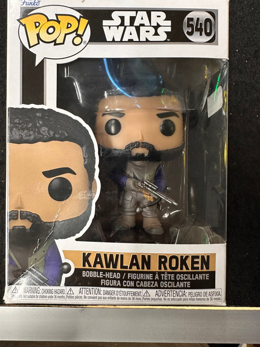 FUNKO POP STAR WARS KAWLAN ROKEN # 540