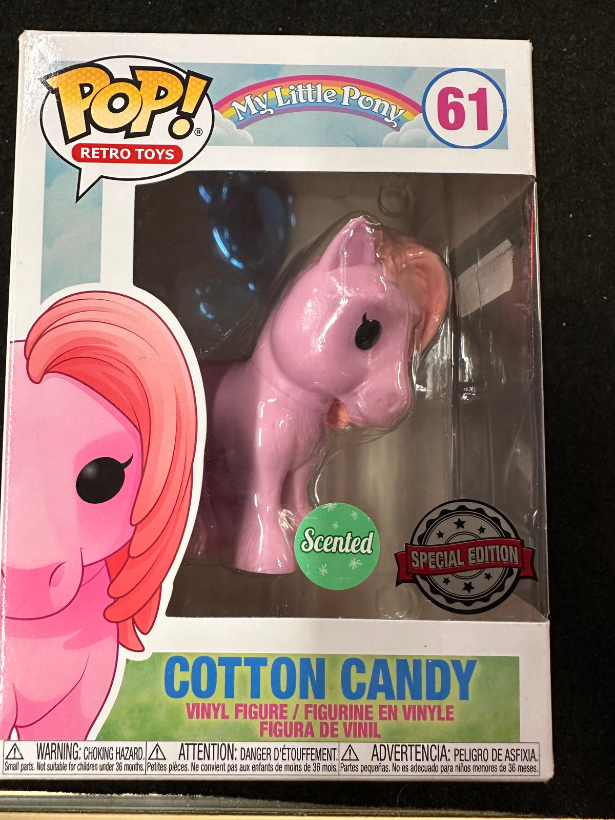 FUNKO POP MY LITTLE PONY COTTON CANDY #61 SPECIAL EDITION SCENTED