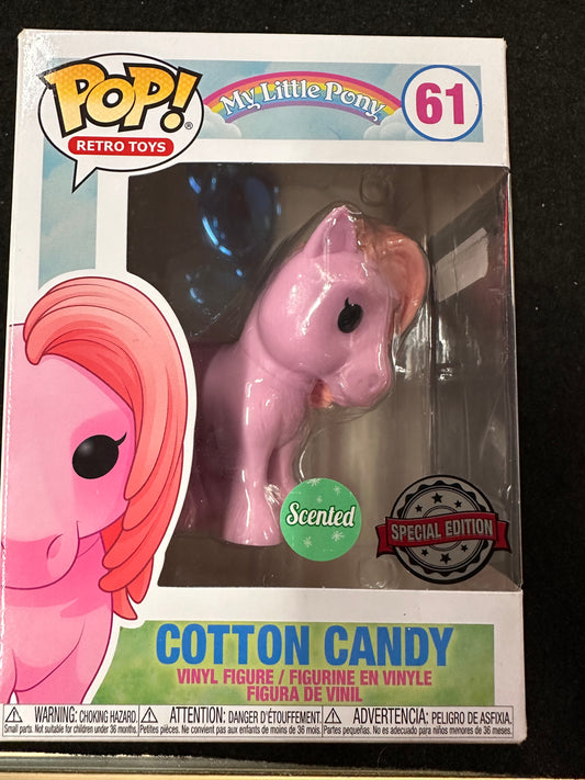 FUNKO POP MY LITTLE PONY COTTON CANDY #61 SPECIAL EDITION SCENTED