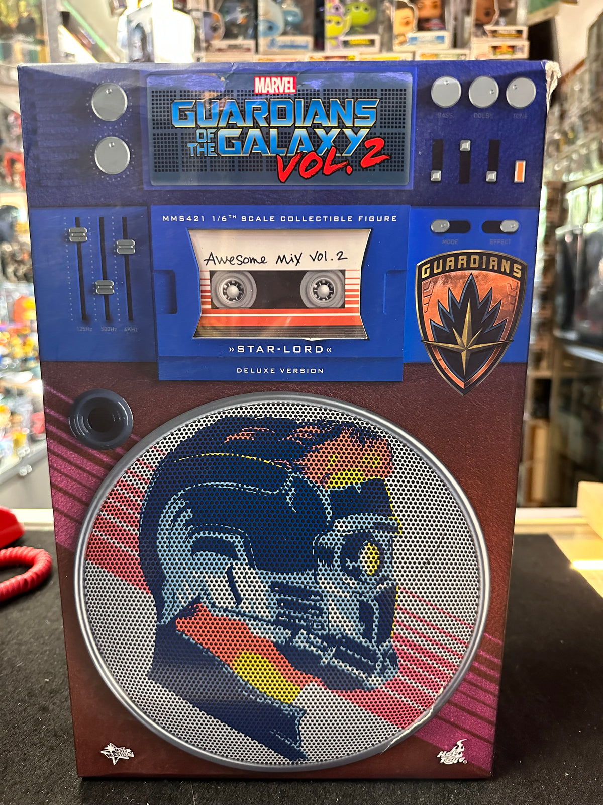 GUARDIANS OF THE GALAXY VOL. 2 HOT TOYS STAR LORD DELUXE VERSION 1/6 SCALE
