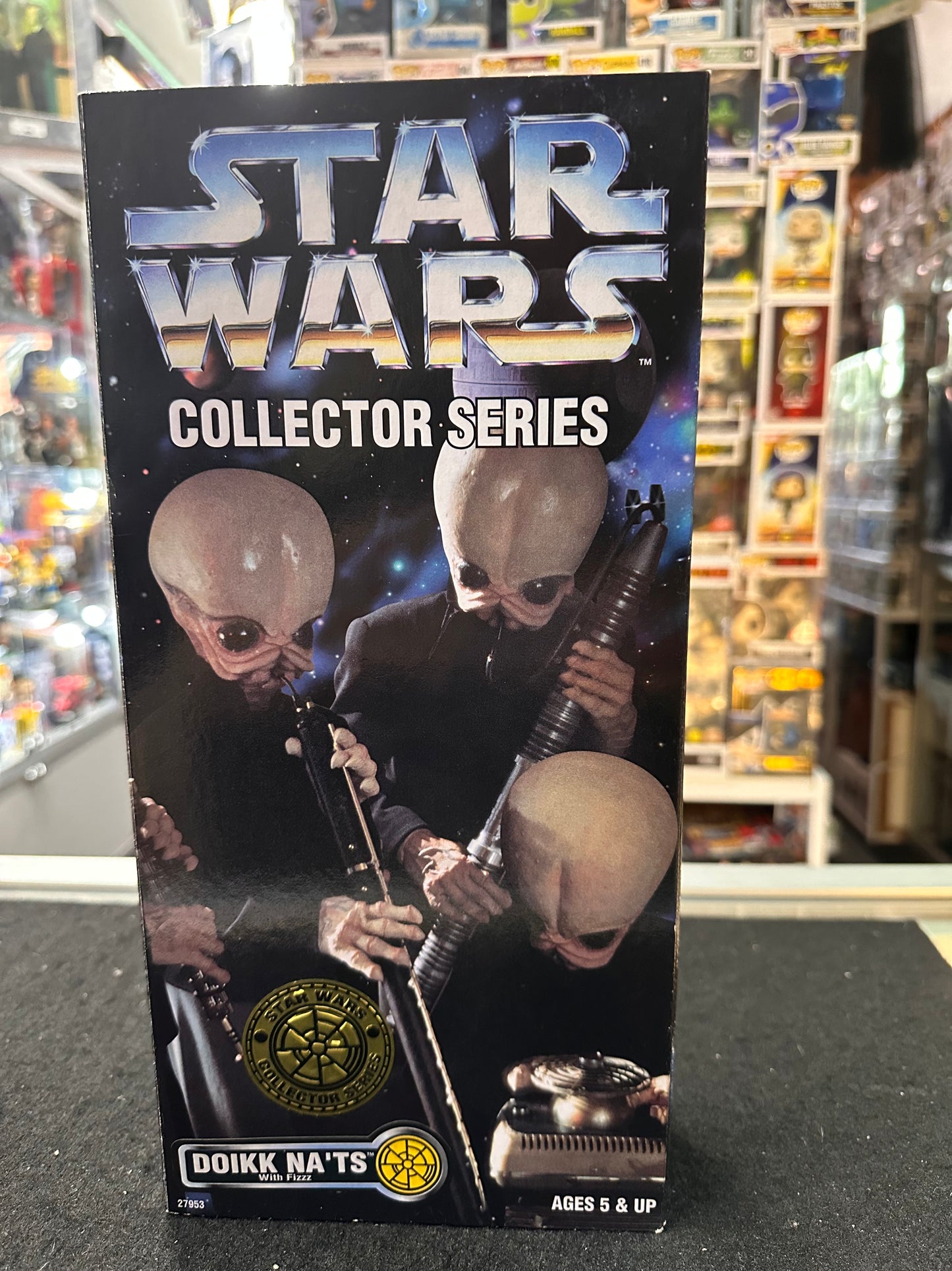 STAR WARS COLLECTOR SERIES DOIKK NA'TS' WITH FIZZZ FIGURE