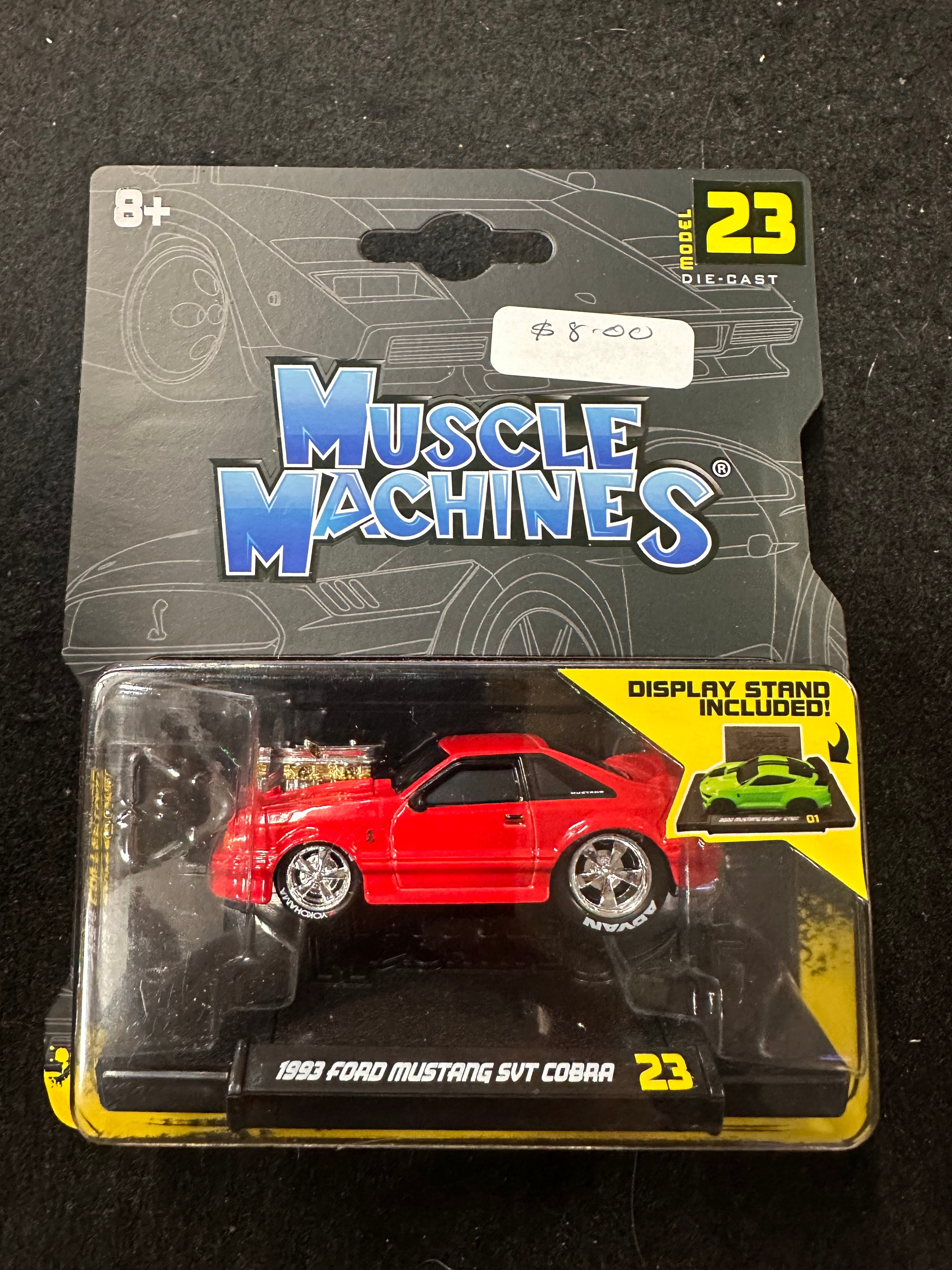 MUSCLE MACHINES 1993 FORD MUSTAND SVT COBRA – Captain Comics and ...