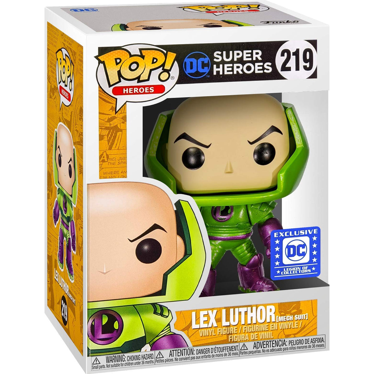 FUNKO POP DC SUPER HEROES LEX LUTHOR #219