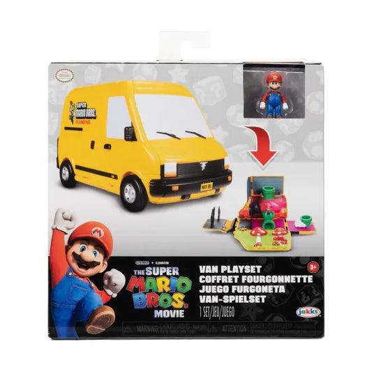 The Super Mario Bros. Movie Van Playset with 1.25” Mini Mario Figure - N06585
