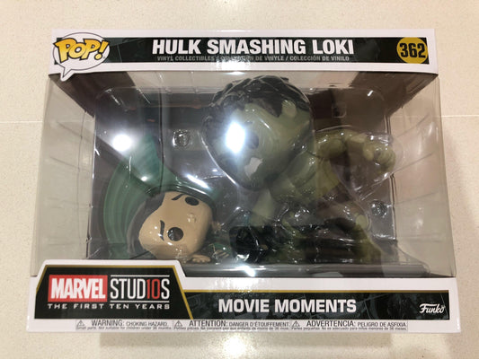 Funko POP! Movie Moments Hulk Smashing Loki Exclusive Vinyl #362 - N06877