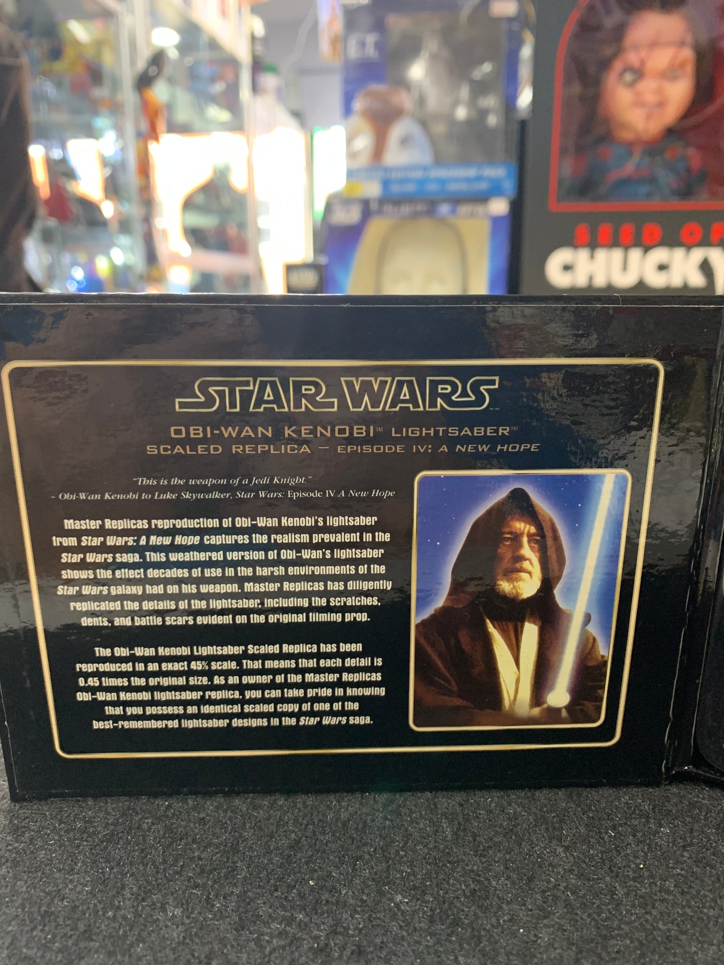 Star Wars master replica Obi wan kenobi mini light saber