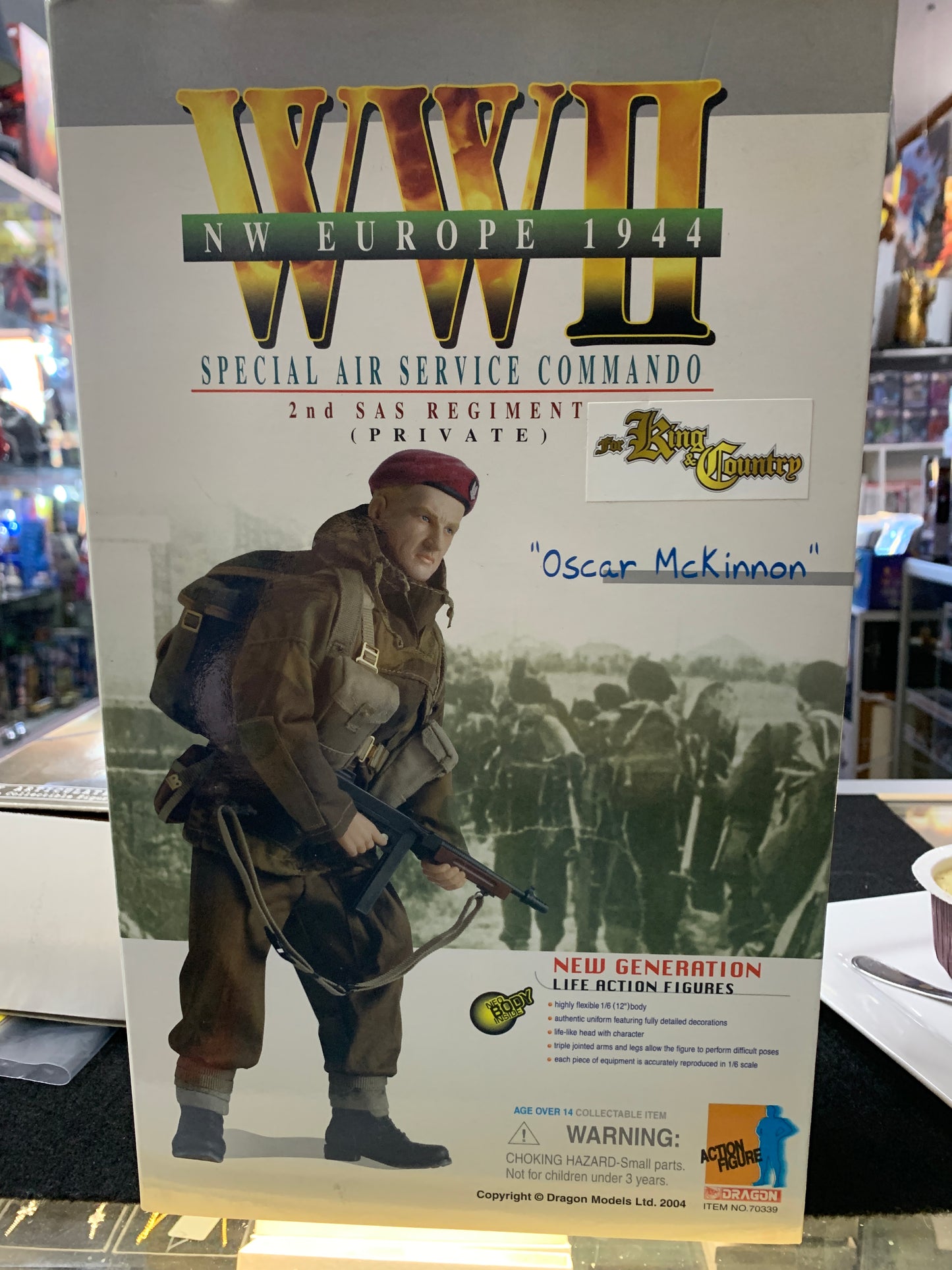 WW2 NW Europe 1944 special air service commando Oscar Mckinnon