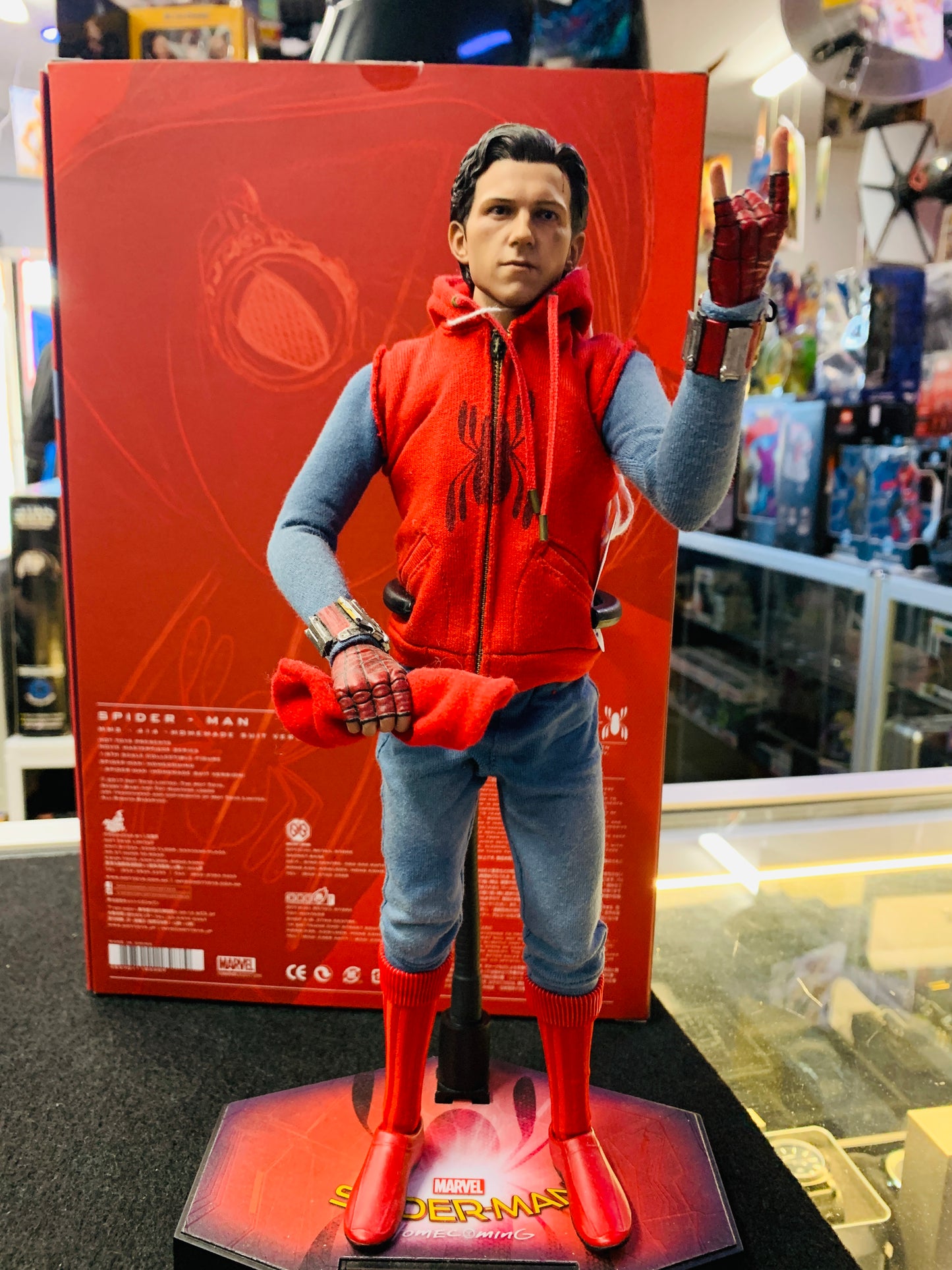 Spiderman Hottoys MMS414 home Coming two heads