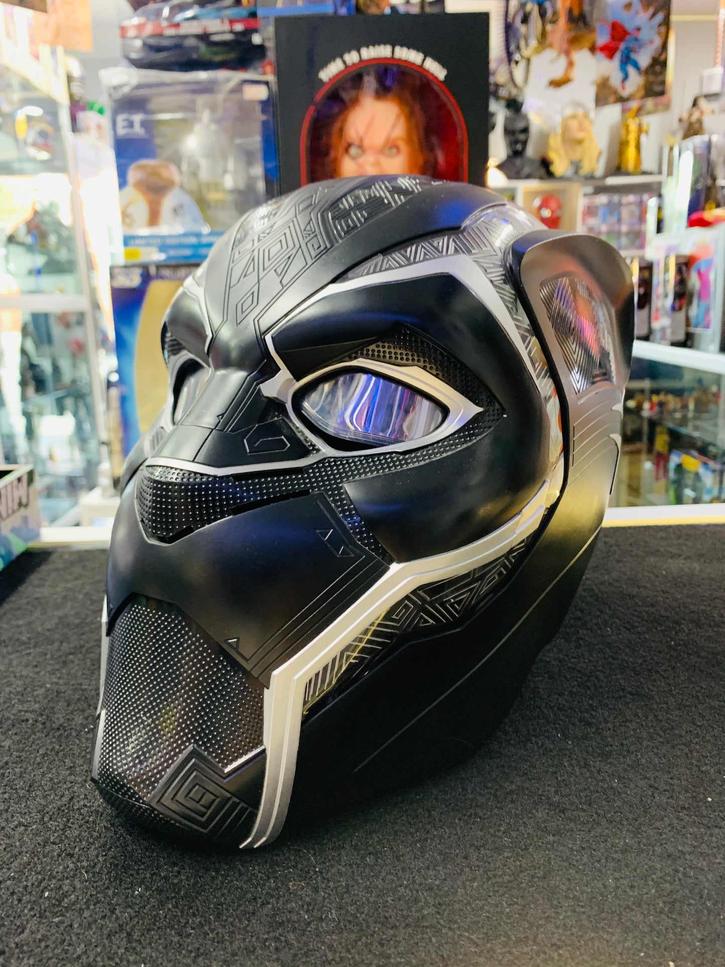 Black Panther helmet no box used very cool