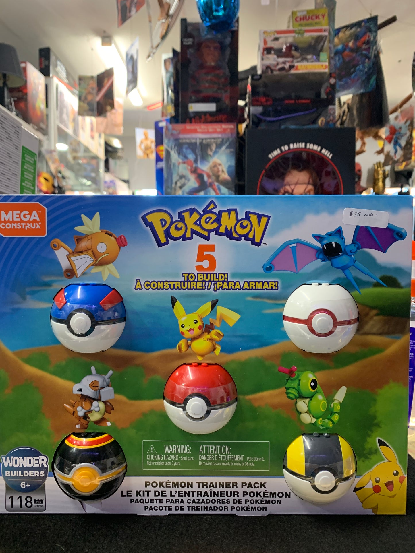 Pokémon 5 to build mega Construx