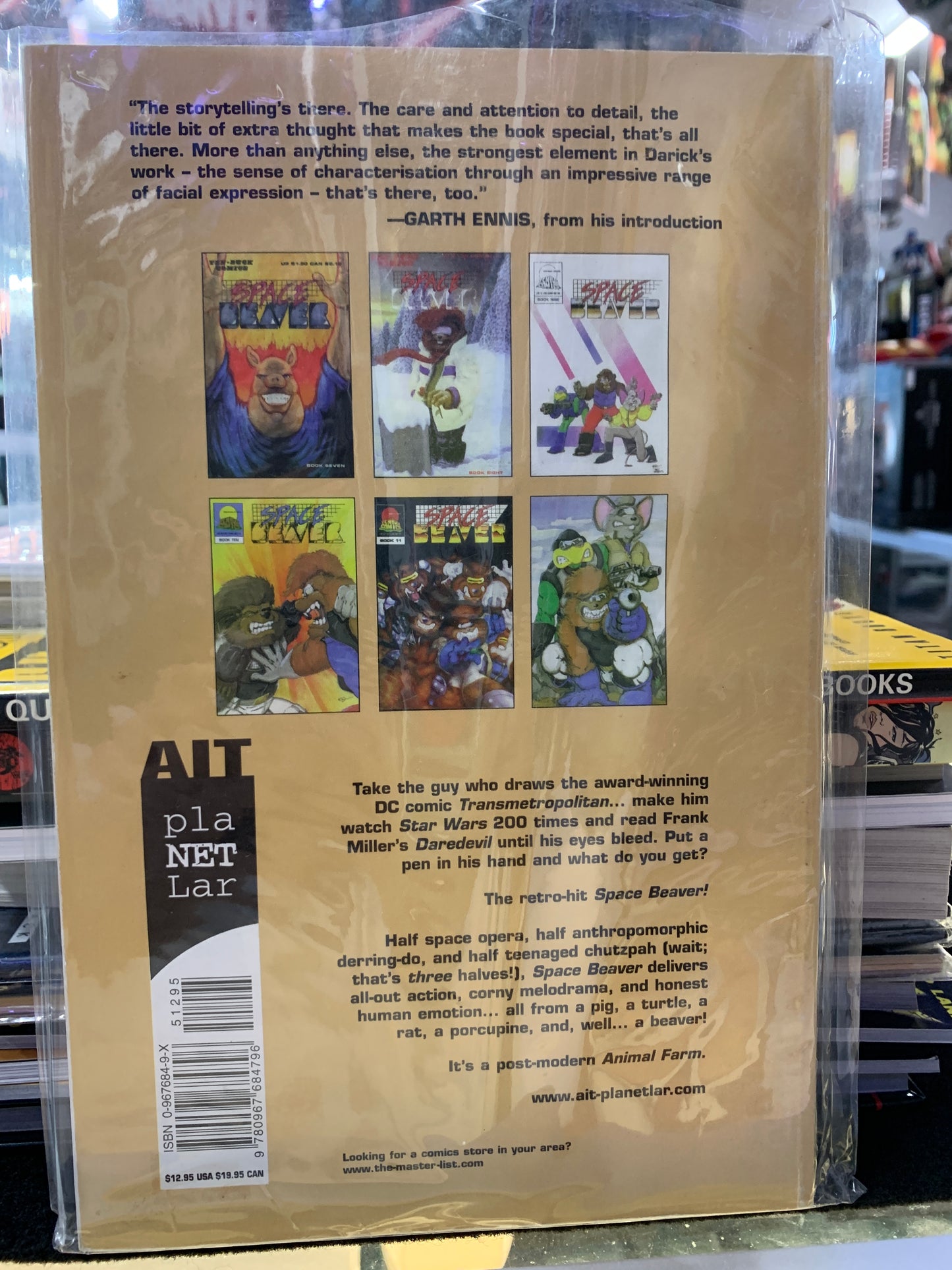 Space Beaver volume 2 graphic novel by Garth Ennis