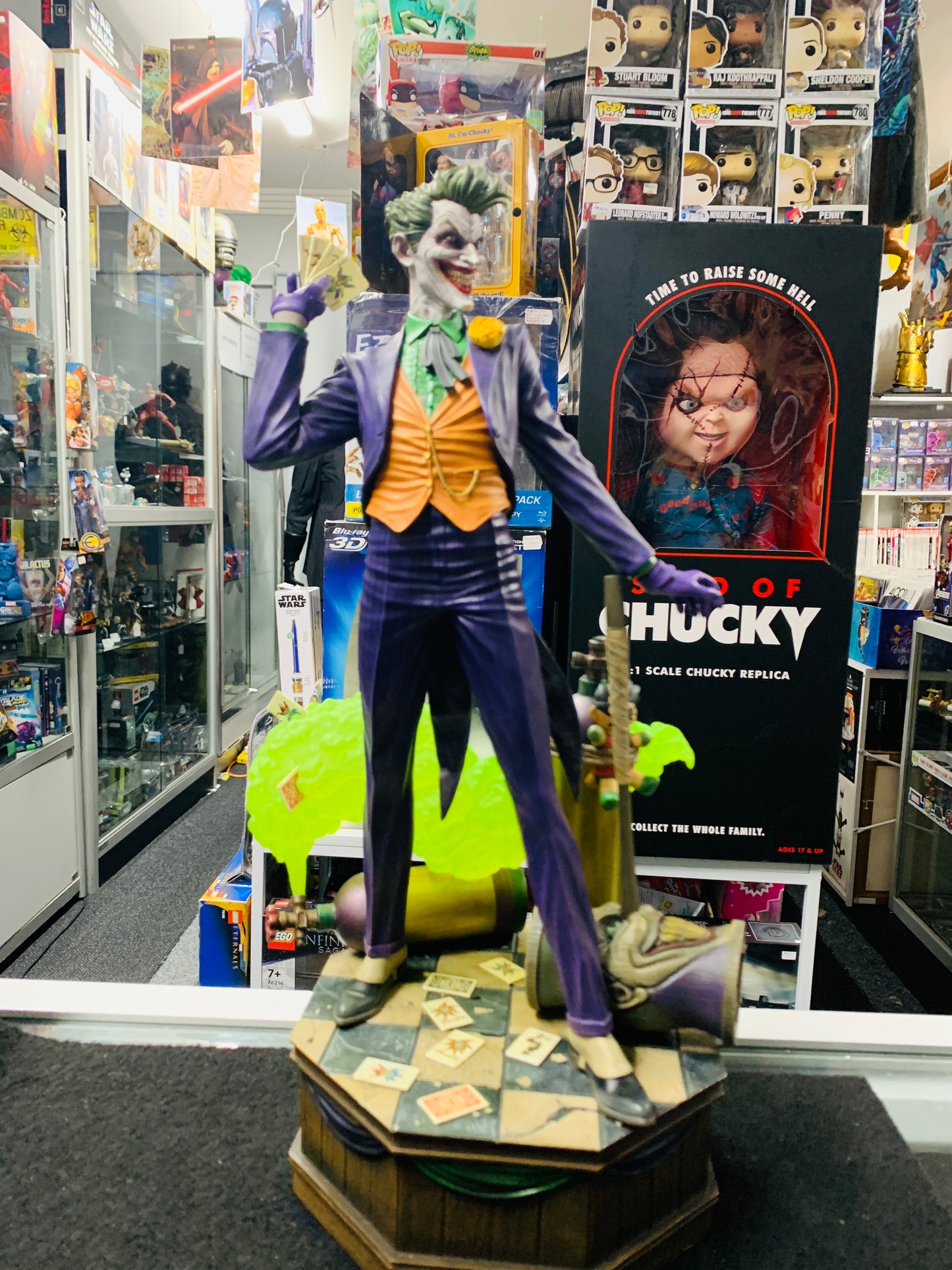 The joker tweeterhead porcelain cold cast no box