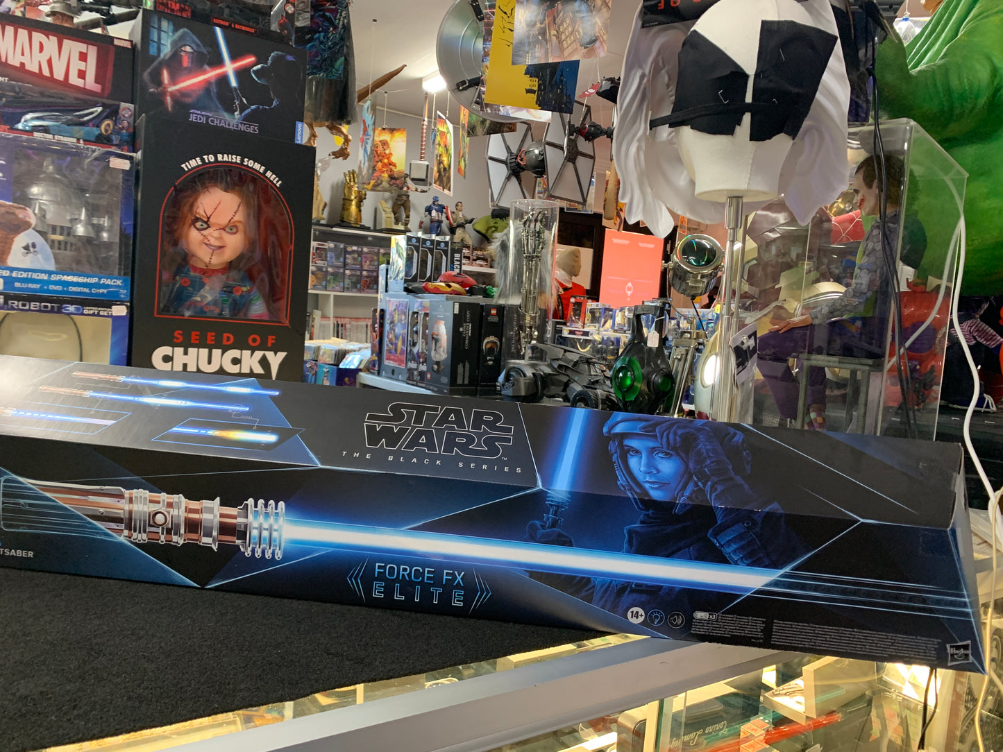 Star wars force elite Leia Ogana light saber