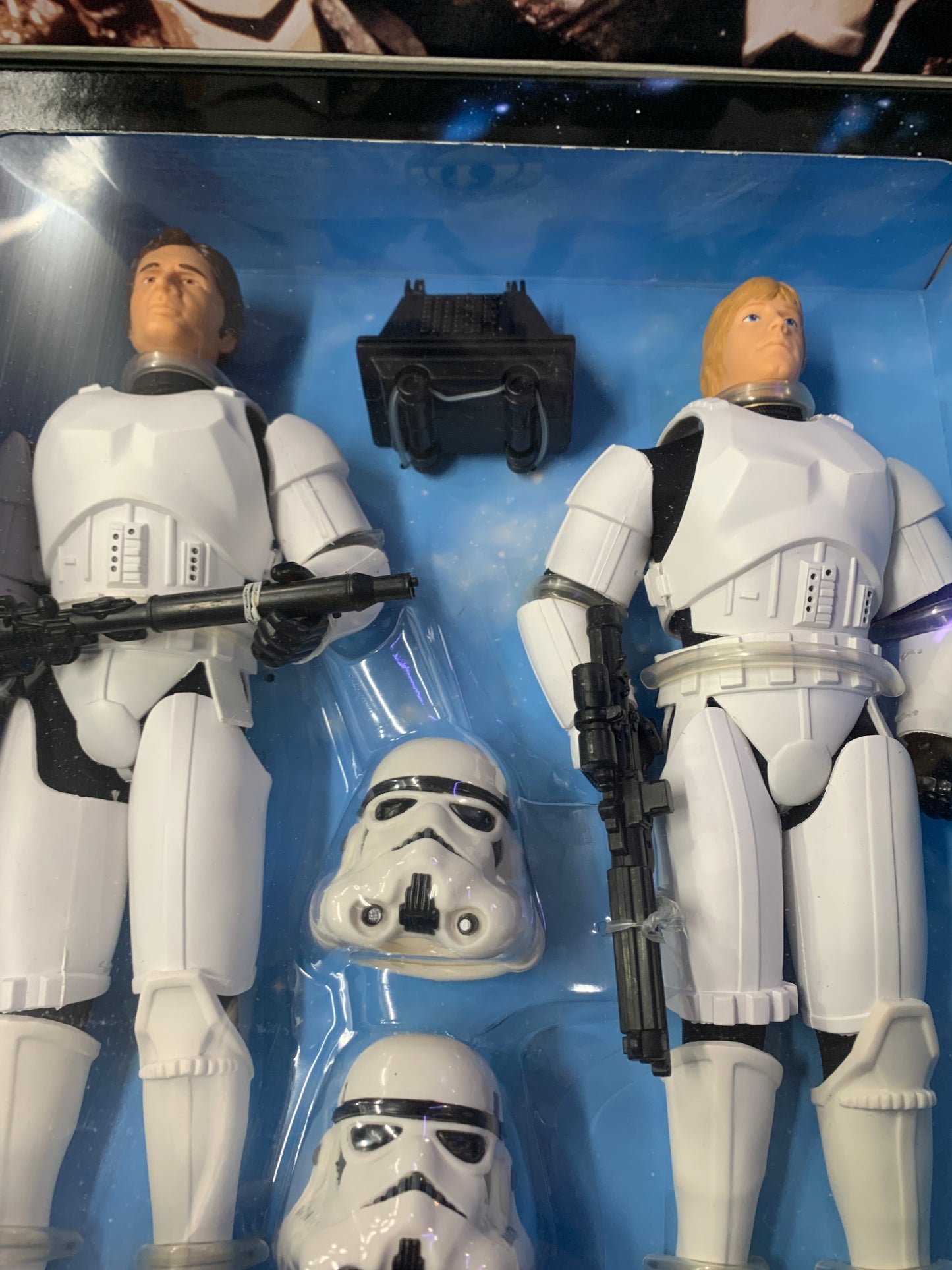 Star Wars collectors series Han Solo and Luke Skywalker kenner 1997